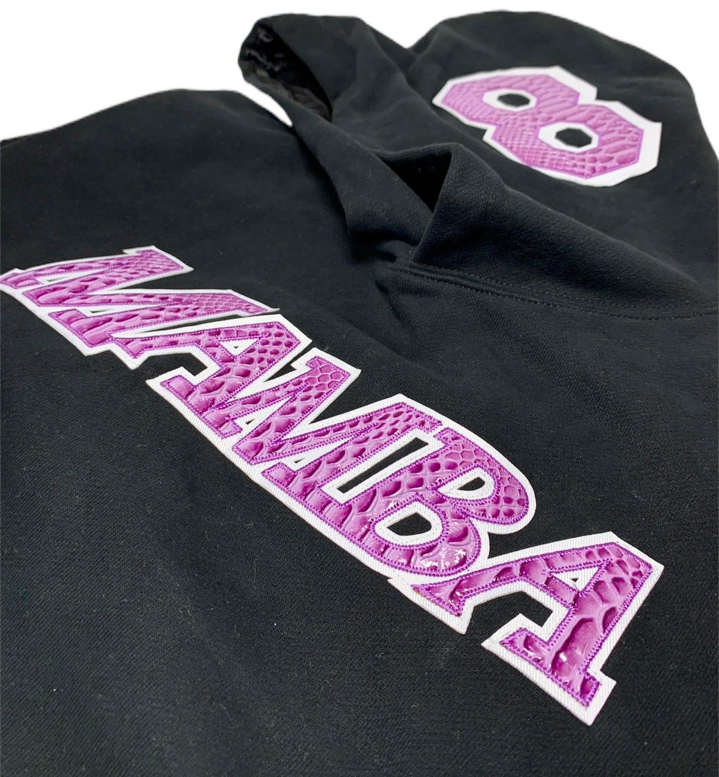 Faux Snakeskin Black Mamba Hoodie
