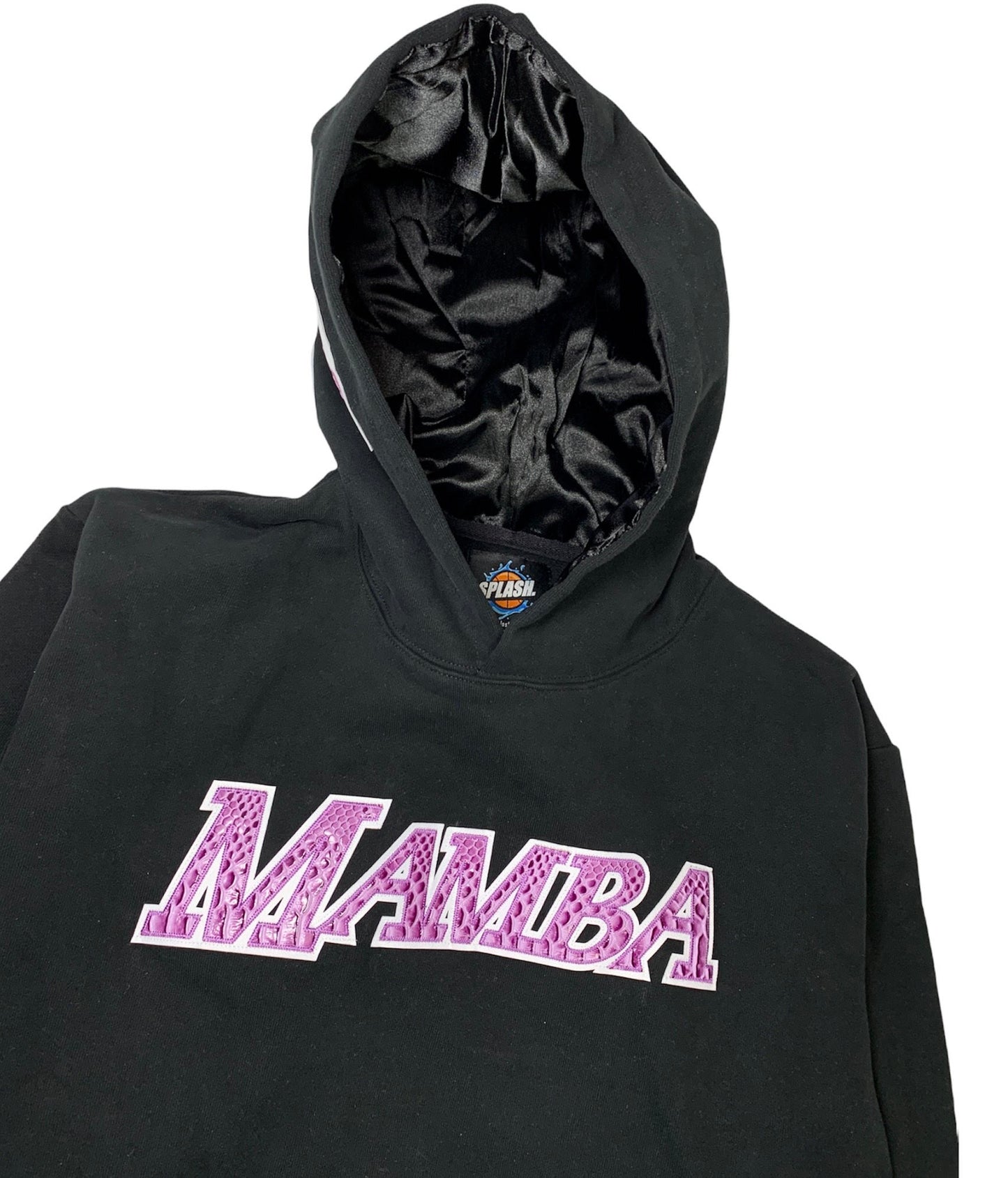 Faux Snakeskin Black Mamba Hoodie