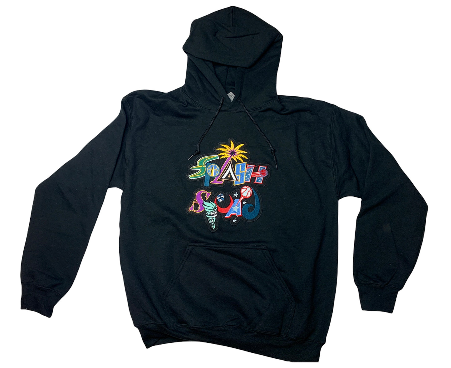Splash Squad "The W" Black Embroidered Hoodie